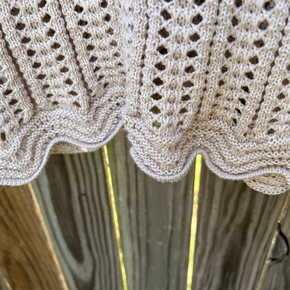👗SolitaireCream Knit Cardigan - Picture 9 of 9
